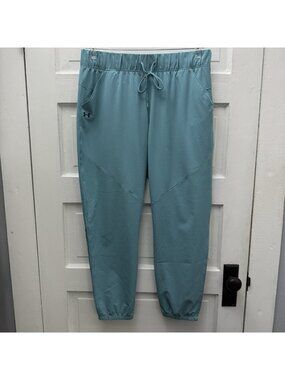 Under Armour Storm Jogger Pants Women’s LG Blue Athletic Training Stretch Pocket